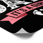 Mens Proud New Dad It's A Girl Funny Fathers Day N ポスター (角)