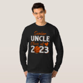 Mens Proud Uncle Of A 2023 Senior Basketball Gradu Tシャツ (正面フル)