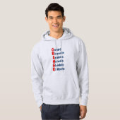 Men's Pullover Hoodie  ash  CALIFORNIA   TOURISM パーカ (正面フル)