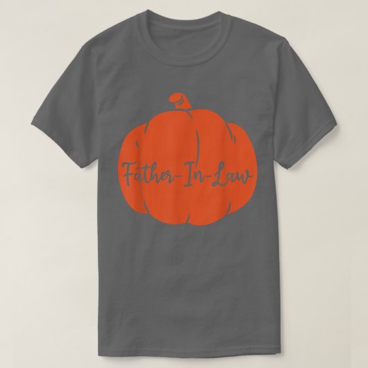 Mens Pumpkin FatherInLaw Father Matching Family Ha Tシャツ (デザイン正面)