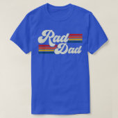 Mens Rad Dad Retro Fathers Day Top  Tシャツ (デザイン正面)