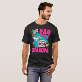 Mens Rad Grandpa 90s Aesthetic Nostalgia 1990's Re Tシャツ (正面フル)