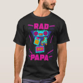 Mens Rad Papa 90s Aesthetic Nostalgia 1990's Retro Tシャツ (正面)