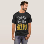 Mens Real Men Bow Hunt Field Target Archery Access Tシャツ (正面フル)