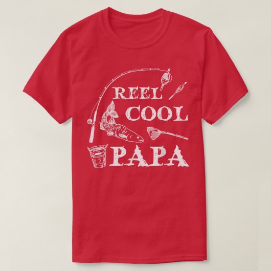 Mens Reel Cool DadFishing Daddy Fathers Day 812 Tシャツ (デザイン正面)