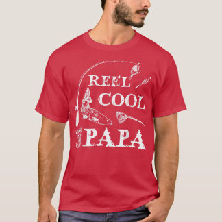 Mens Reel Cool DadFishing Daddy Fathers Day 812  Tシャツ