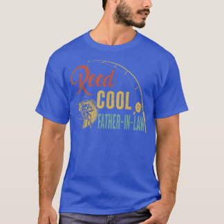 Mens Reel Cool Father In Law Fisherman Vinatge Fat Tシャツ