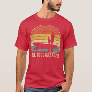 Mens Reel Cool Grandpa FishingFunny Fish Vintage 8 Tシャツ