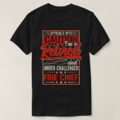 Mens Retired Fire Chief Firefighter Retirement 202 Tシャツ (デザイン正面)