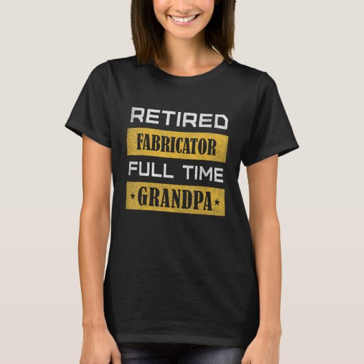Mens Retired Journalist Full Time Grandpa Retireme Tシャツ (正面)