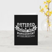Mens Retired Under New Management Since 2022 Retir カード (黄色い花)