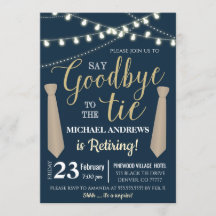 Mens Retiver Inviation