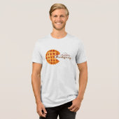 Men's Retro Arcade Pumpkin Pie Thanksgiving トライブレンドＴシャツ (正面全面)