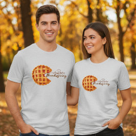 Men's Retro Arcade Pumpkin Pie Thanksgiving トライブレンドＴシャツ
