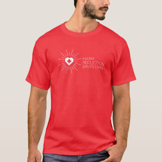 Mens Retro Harm Reduction Saves Lives Vintage Men Tシャツ
