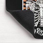 Mens Rigger Life Coffee Skeleton Exhausted Funny マウスパッド (コーナー)