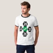Men's Ringer T-Shirt  DESIGN  SPORT 26 Tシャツ (正面フル)