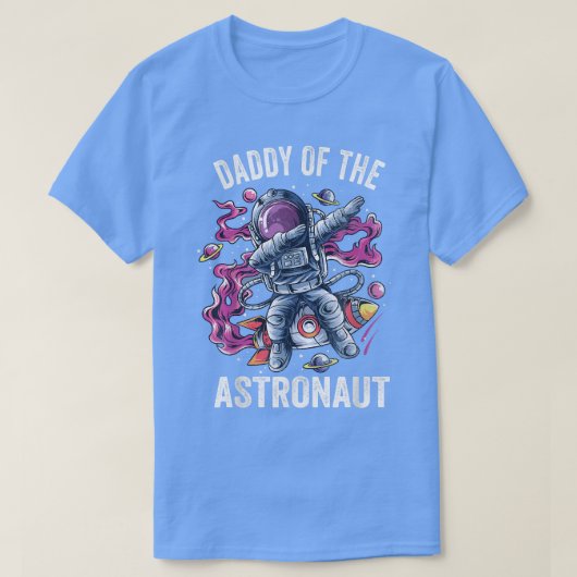 Mens Rocket Father Dad Daddy Man FaAstronaut Tシャツ (デザイン正面)