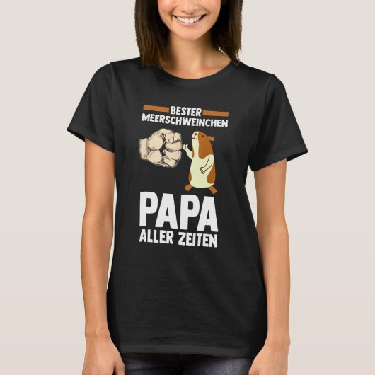 Mens Rodent Guinea Pig Father Dad Guinea Pig Tシャツ (正面)