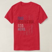 Mens RSO Dad Men's Hero Protector Father's Day Tシャツ (デザイン正面)