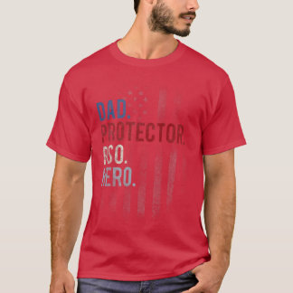 Mens RSO Dad Men's Hero Protector Father's Day  Tシャツ