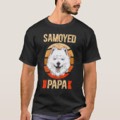 Mens Samoyed Papa Samoyeds Dog Owner Samoyed Tシャツ (正面)