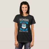 Mens School Counselor By Day Cat By Night Student Tシャツ (正面フル)