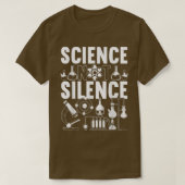 Mens Science Not Silence 1410 Tシャツ (デザイン正面)