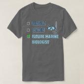 Mens Science Students Kids Future Marine Biologist Tシャツ (デザイン正面)