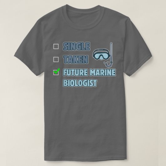 Mens Science Students Kids Future Marine Biologist Tシャツ (デザイン正面)