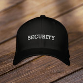 Men's Security Cap 刺繍入りキャップ