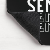 Mens Sensei Martial Arts Karate Judo Training Coac マウスパッド (コーナー)