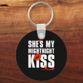 Mens She's My Midnight Kiss Happy New Year Matchin キーホルダー (正面)