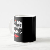 Mens She's My Midnight Kiss Happy New Year Matchin コーヒーマグカップ (正面左)