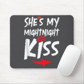 Mens She's My Midnight Kiss Happy New Year Matchin マウスパッド (マウス)
