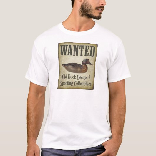 Men's Shirt - Wanted: Decoys Tシャツ (正面)