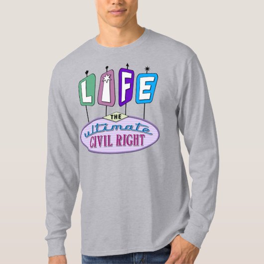 Men's shirts with a retro design. tシャツ (正面)