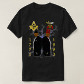 Mens Shriners 1893 Masons 1775 Shrine PHA Mason Fa Tシャツ (デザイン正面)