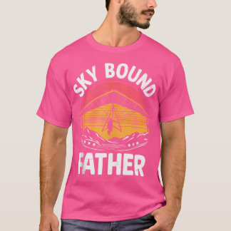 Mens Sky Bound Father Hang Gliding Hang Glider Pil Tシャツ