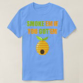 Mens Smoke'Em If You Got Em Beekeeper Apiaries Hon Tシャツ (デザイン正面)