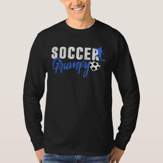 Mens Soccer Grumpy Family Matching Sport Love Fath Tシャツ (正面)