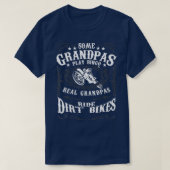 Mens Some Grandpas 遊 Bingoに乗実在りダートバイク Tシャツ (デザイン正面)