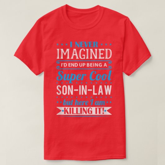 Mens SonInLaw Gift  Super Cool SonInLaw  Tシャツ (デザイン正面)