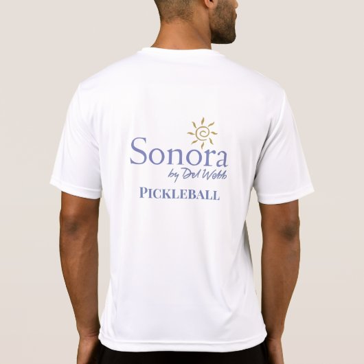 Mens Sonora by Del Webb Clothing (バックロゴ) Tシャツ (裏面)