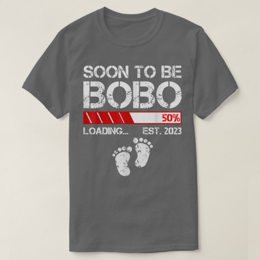 Mens Soon Be Bobo Est 2023 – 新男性へ規おもしろい Tシャツ (デザイン正面)