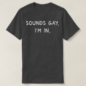 Mens Sounds Gay Tシャツ (デザイン正面)