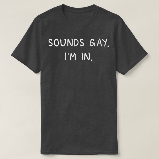 Mens Sounds Gay Tシャツ (デザイン正面)