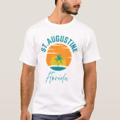 Men's St. Augustine Beach Florida T-Shirt Tシャツ (正面)