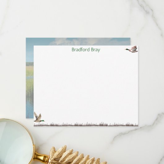 Men's Stationary サンキューカード (正面/裏面インサイチュ)