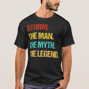 Mens Storm The Man the Myth the Legend Tシャツ
